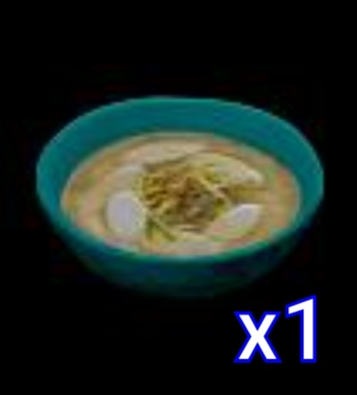 Bluish Green Rice Cake Soup